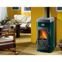 Печь-камин Nordica Super Max Black (6 кВт)
