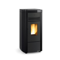 Пелетна піч з системою вентиляції Nordica ANGELA PLUS EVO black (8 кВт)