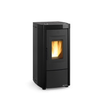 Пеллетная печь Nordica MOIRA EVO black (7 кВт)