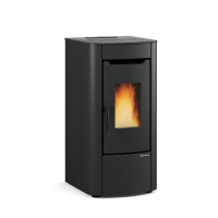Пелетна піч з системою вентиляції Nordica SABRY black (7 кВт)