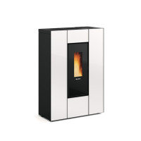 Пелетна піч Nordica MARILENA PLUS AD CRYSTAL white (8 кВт)