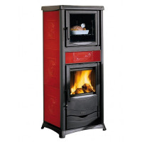 Опалювально-варильна піч Nordica TERMOROSSELLA  Plus Forno DSA 4.0 бордо (11,1 кВт)
