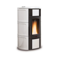 Пеллетная термопечь Nordica ISIDE IDRO 2.0 white (19 кВт)