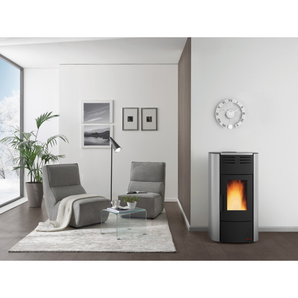Пелетна термопічь Nordica RAFFAELLA IDRO 2.0 white (19 кВт)