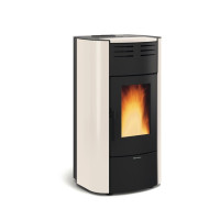 Пеллетная термопечь Nordica RAFFAELLA IDRO H18 ivory (21.5 кВт)