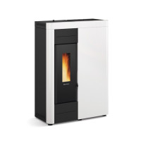 Пеллетная термопечь Nordica VIRNA IDRO white (14,5 кВт)