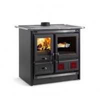 Дровяная печь La Nordica ROSA L 5.0 STEEL Anthracite Black (8,1 кВт) 