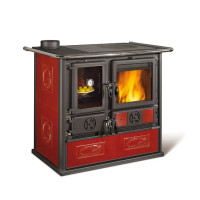 Дровяная плита Nordica ROSA SINISTRA REVERSE bordo  (8,2 кВт)