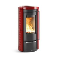  Печь на дровах Nordica LIÙ bordo  (7,5 кВт)
