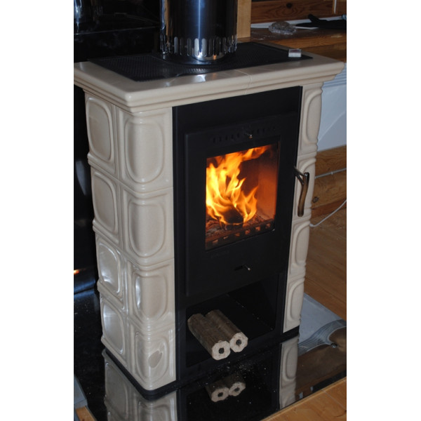  Піч THORMA BORGHOLM KERAMIK  black /ceramic ivory ( 7 кВт )