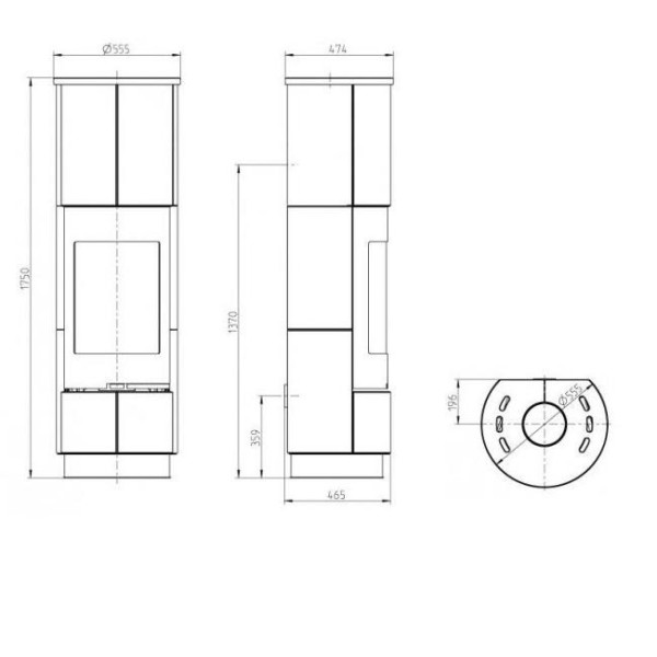 Печь Thorma DELIA Serpentino PLUS (7,5 кВт)