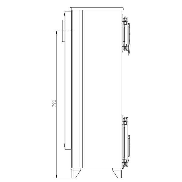 Печь Thorma MARBURG b black  ( 7 кВт)