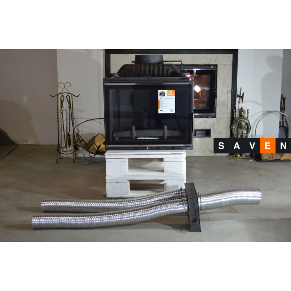 Долот (адаптер) сталевий для подачі повітря ззовні KAWMET до моделі W17 (12,3 kW/16,1 kW)