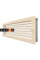 Вентиляційна решітка для каміна SAVEN 17х49 кремова з жалюзі