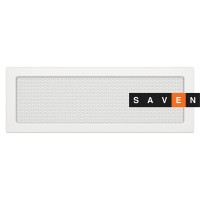 Вентиляційна решітка для каміна SAVEN 17х49 біла