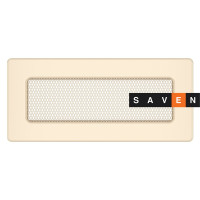 Вентиляційна решітка для каміна SAVEN 11х24 кремова