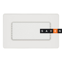 Вентиляційна решітка для каміна SAVEN 11х17 біла