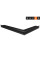 Вентиляционная решетка для камина угловая левая SAVEN Loft Angle 60х600х800 черная