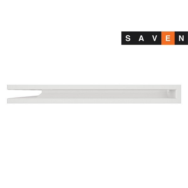 Вентиляционная решетка для камина угловая левая SAVEN Loft Angle 60х600х800 белая