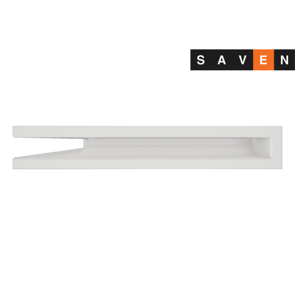 Вентиляционная решетка для камина угловая левая SAVEN Loft Angle 60х400х600 белая