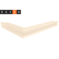 Вентиляционная решетка для камина угловая правая SAVEN Loft Angle 90х800х600 кремовая