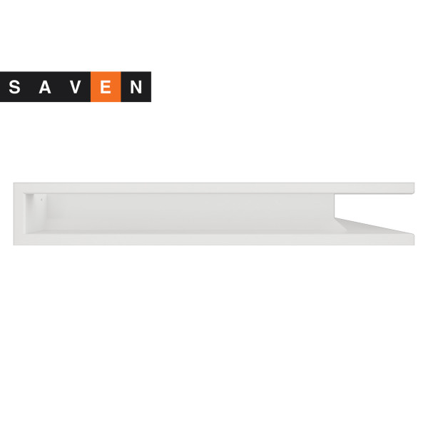 Вентиляционная решетка для камина угловая правая SAVEN Loft Angle 90х800х600 белая