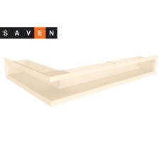 Вентиляционная решетка для камина угловая правая SAVEN Loft Angle 90х600х400 кремовая