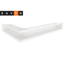Вентиляционная решетка для камина угловая правая SAVEN Loft Angle 90х600х400 белая