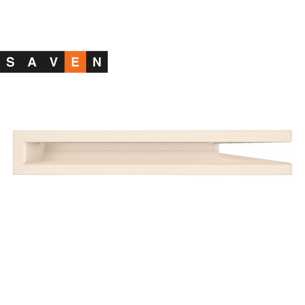 Вентиляционная решетка для камина угловая правая SAVEN Loft Angle 60х600х400 кремовая