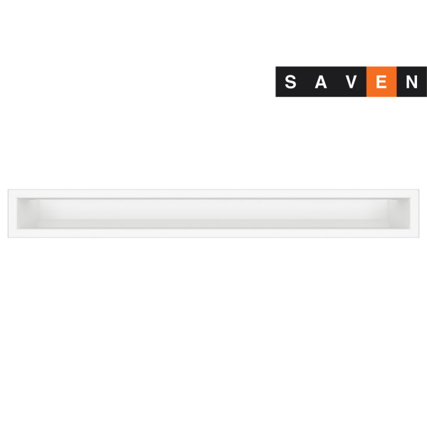 Вентиляционная решетка для камина SAVEN Loft 90х800 белая