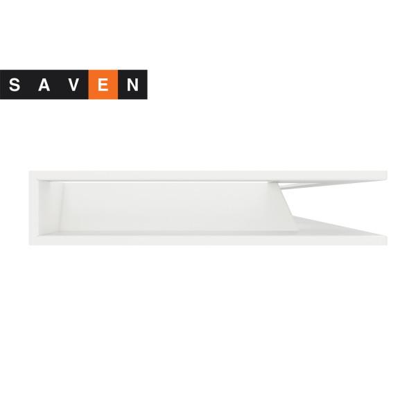 Вентиляционная решетка для камина угловая правая SAVEN Loft Angle 95х950х450 белая