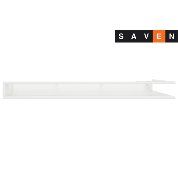 Вентиляционная решетка для камина угловая левая SAVEN Loft Angle 95х450х950 белая