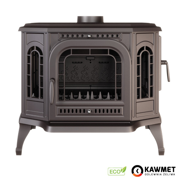 Піч камін чавунна KAWMET P7 (10.5 kW) PB ECO дверцята з правого боку