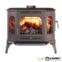 Печь камин чугунная KAWMET P7 (10.5 kW) PB ECO дверцы с правой стороны