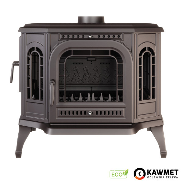 Піч камін чавунна KAWMET P7 (10.5 kW) LB ECO дверцята з лівого боку