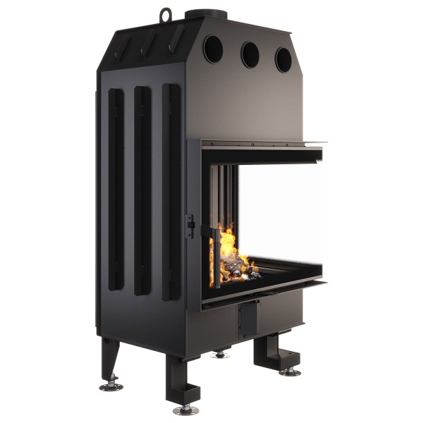 Камінна топка кутова SAVEN Energy 65х50х47R Black (14,5 kW) ECO