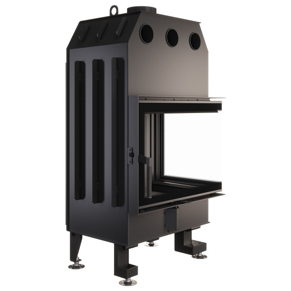 Камінна топка кутова SAVEN Energy 65х50х47R Black (14,5 kW) ECO