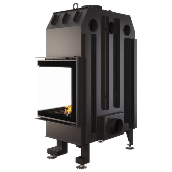 Камінна топка кутова SAVEN Energy 75х50х47R Black (15,1 kW) ECO