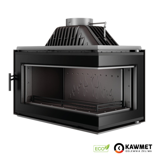 Камінна топка KAWMET W16 PB Black (13,5 kW) ECO