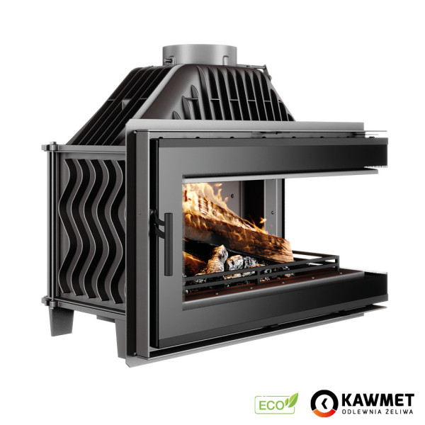Камінна топка KAWMET W16 PB Black (13,5 kW) ECO