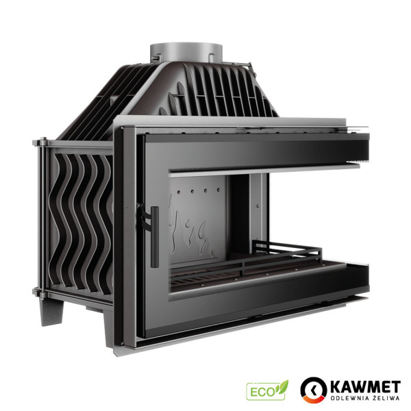 Камінна топка KAWMET W16 PB Black (13,5 kW) ECO