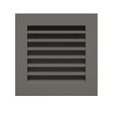 Вентиляционная решетка для камина SAVEN Hide 17х17 графитовая