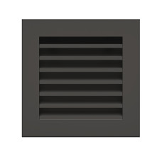 Вентиляционная решетка для камина SAVEN Hide 17х17 черная