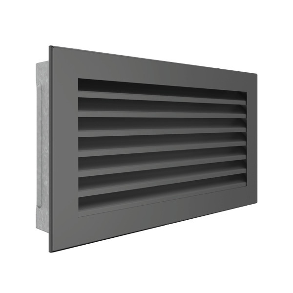 Вентиляційна решітка для каміна SAVEN Hide 17x30 графітова