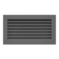 Вентиляционная решетка для камина SAVEN Hide 17х30 графитовая