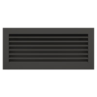 Вентиляционная решетка для камина SAVEN Hide 17х37 черная