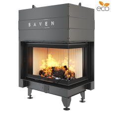 Камінна топка кутова SAVEN Energy Up 75х50х47R (15,1 kW) ECO