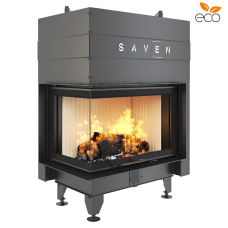 Камінна топка кутова SAVEN Energy Up 75х50х47L (15,1 kW) ECO