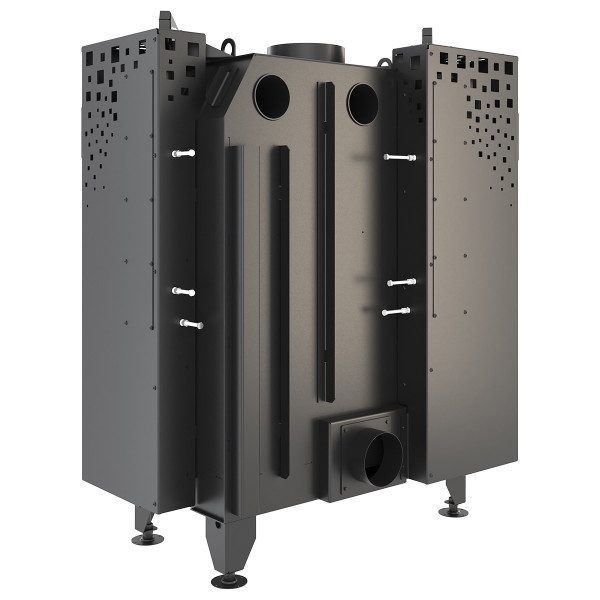 Камінна топка кутова SAVEN Energy Up 85х50х47L Black (17,0 kW) ECO