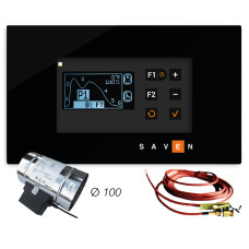 Автоматический оптимизатор горения SAVEN AutoBurn BL-100 с датчиком открывания дверцы